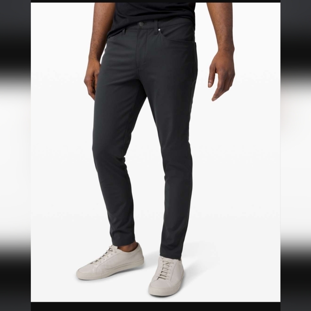 Lululemon ABC Pant Slim *Warpstreme 32" Obsidian